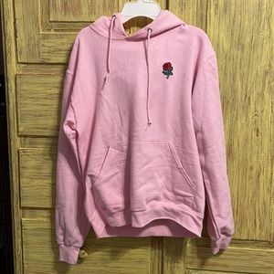 Pink hoodie